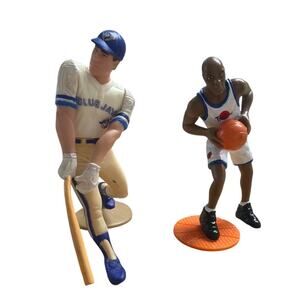 Vintage Sport Figure Blue Jay Olerud Baseball Space Jam Michael Jordan 1994 1996